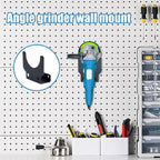  Rack De Rangement De Polisseur, Support De Broyeur D'angle - Rack De Stockage De Broyeur à Angle Multifonctionnel,Organisateur D'outils Réutilisable, Cintre De Polisseur Pour Bulletin, Atelier, Atelie
