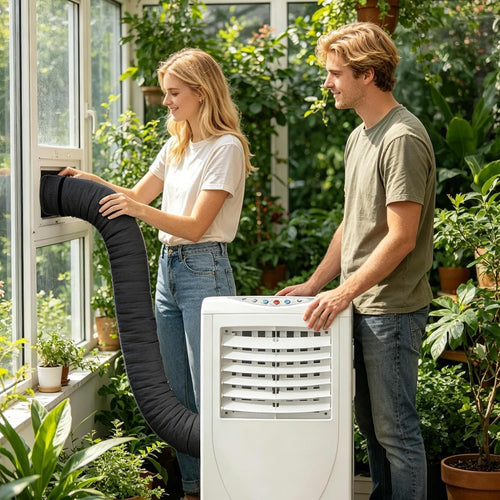  150cm Housse Portable Pour Tuyau De Climatisation Avec 3Sangles,Pour5/5.9in | Fibre De Polyester, Gris, Noir, Avec 3 Sangles à Boucle élastique, Lavable,protège Contre Les Dommages Extérieurs Para Maison