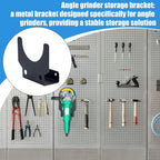  Support De Montage Mural, Montage Mural D'angle - Rack De Stockage De Broyeur à Angle Multifonctionnel - Fournitures De Garage Réutilisables, Organisateur D'outils Pour Les Coupeurs, Machines à