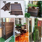 GENERIC Housse En Bois Pour Climatiseur Extérieur Et Support De Fleurs En Bois Massif Pour Unités De Climatisation, écran De Climatisation élégant Et Bouclier De Radiateur Solution De Décoration Et De