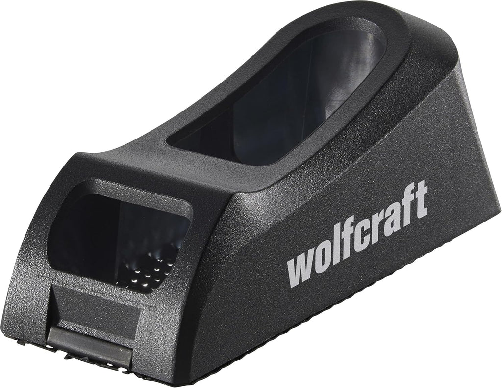  Wolfcraft 4009000 - Rabot D'Angle Triple - Rabot Plaquiste à Chanfreiner - 3 Lames Trapèzes 52/0