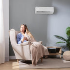  Cecotec Air Conditioning Split Airclima 9000 SmartFresh. 9000 BTU, Moteur DC, Pompe à Chaleur, Télécommande, écran LED, Système D'onduleur, 5 Modes, 8 Vitesses, Couverture De 16 M2