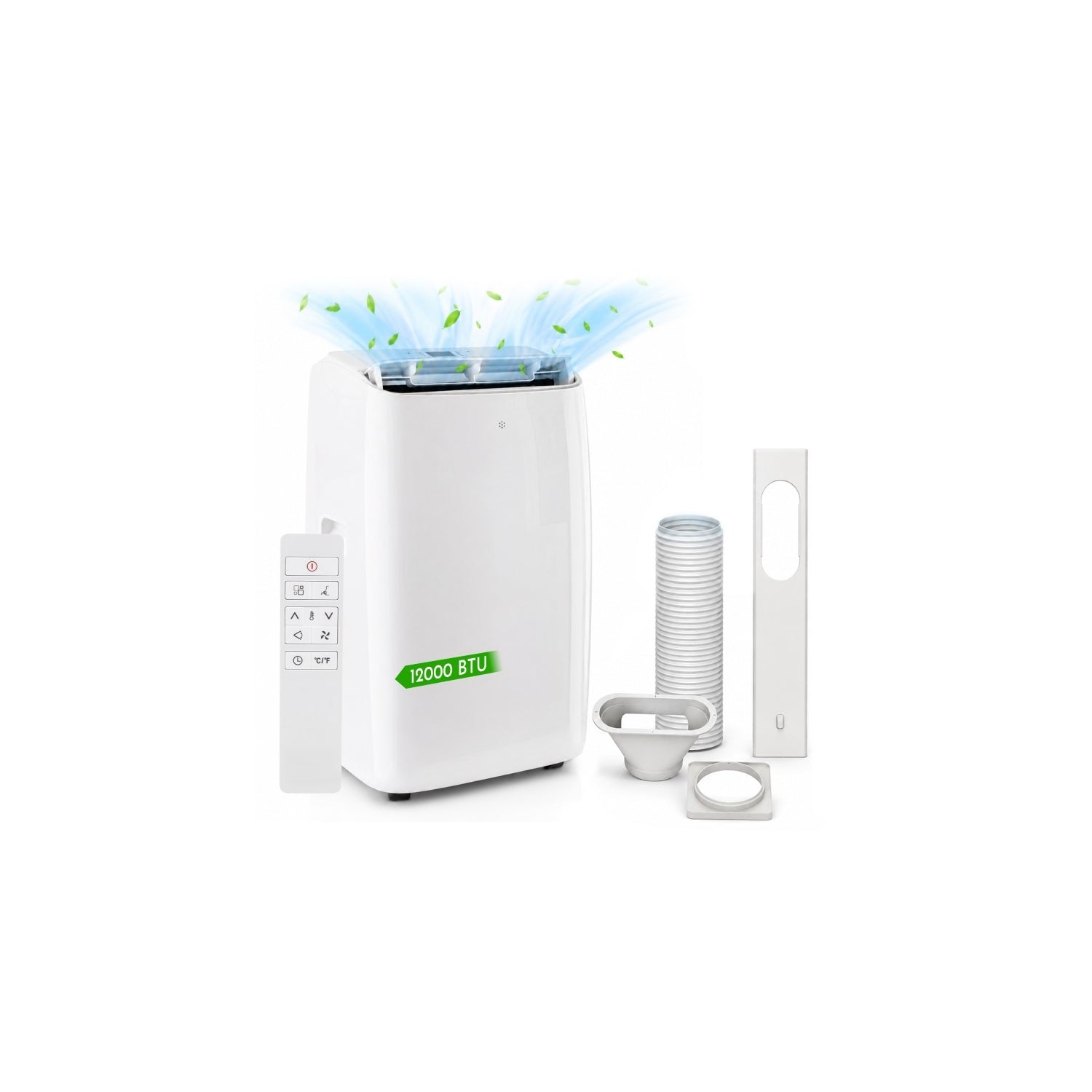  Climatiseur Mobile Réversible 12 000 Btu - 3,5 Kw - R290