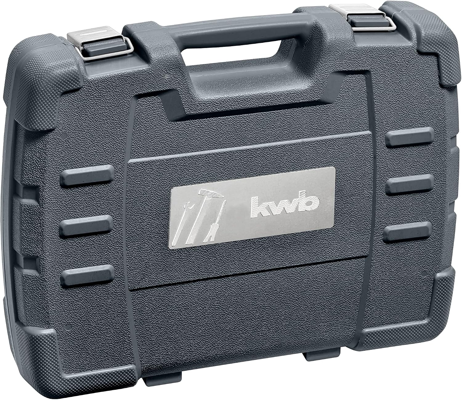  Kwb Mallette à Outils En Plastique Dur Robuste, Y Compris Un Set D'outils De 65 Pièces De Haute Qualité, Constituant L'équipement De Base Parfait Pour Le Ménage, L'atelier Ou L'utilisation Mobile