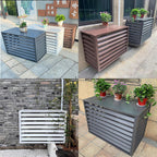  Housse De Climatisation Extérieure Et Grille élégante Ou Pour Climatiseurs, Pompes à Chaleur Et Unités De Condensateur – Améliore L'attrait Des Trottoirs, La Résistance Aux Intempéries, Et Les Ions