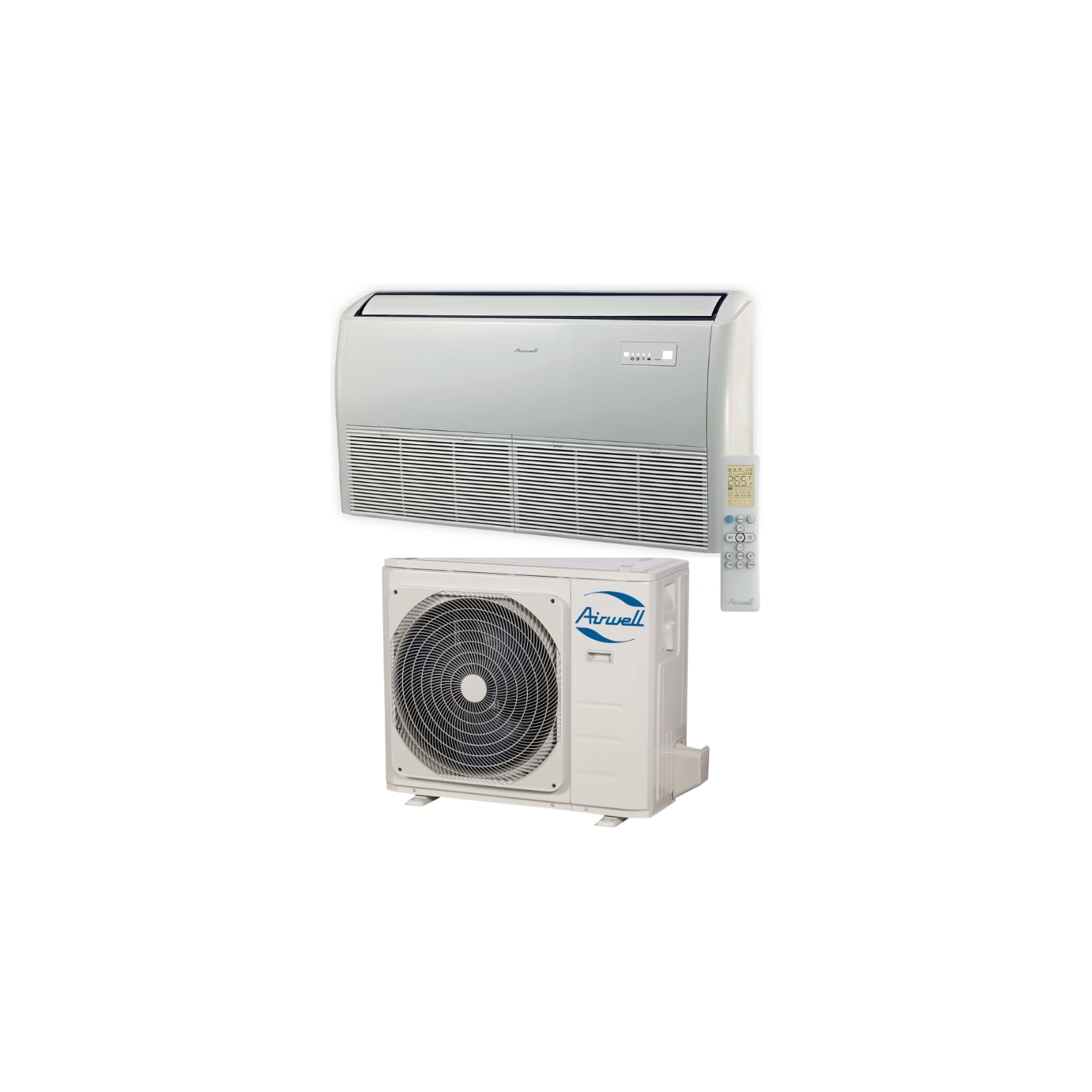  Climatisation Unité Extérieure Ydax Triphasée Et Unité Intérieure Allège Plafonnier Fdmx 10 Kw - Airwell