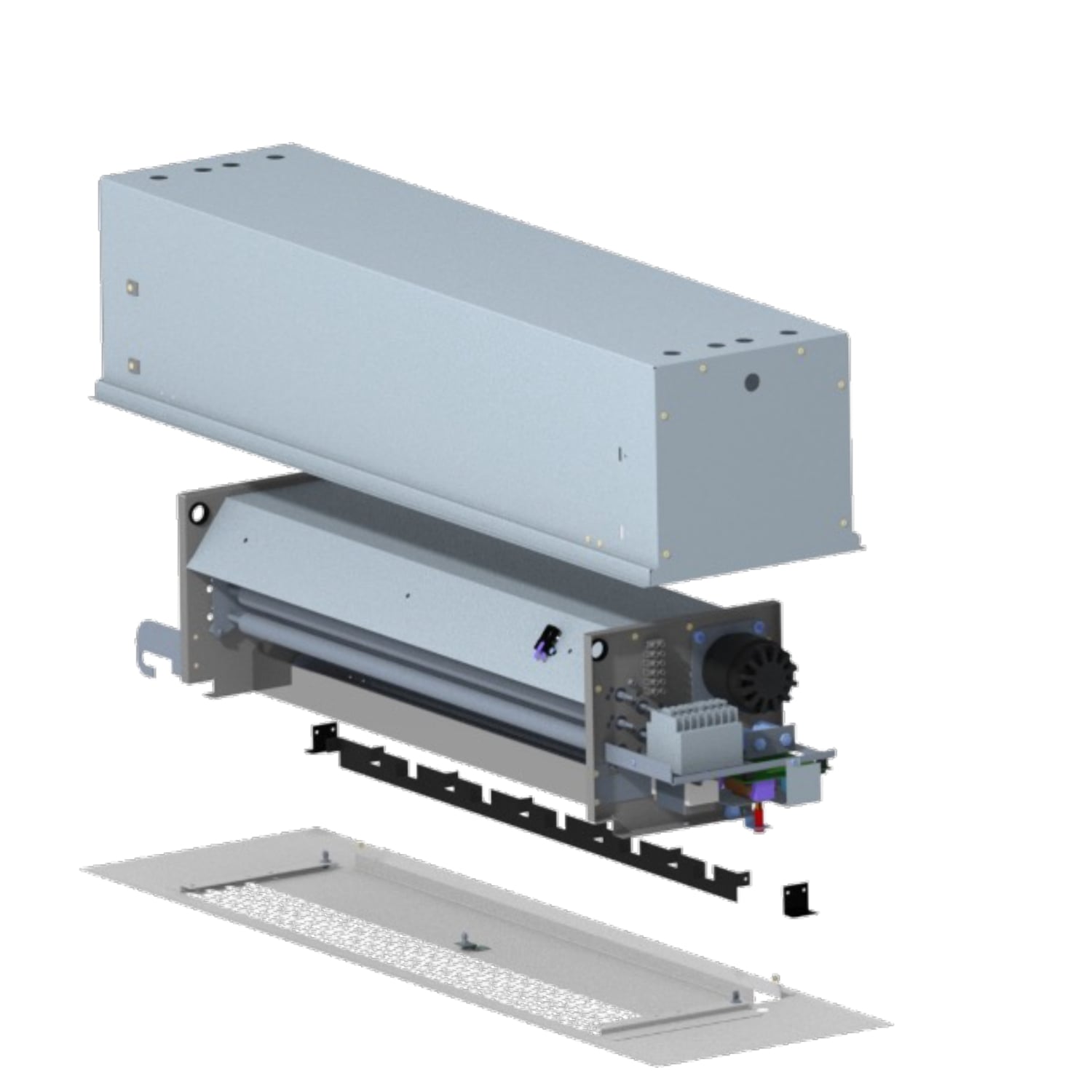  Rideau D'air Encastrable Blanc 6kw/12kw Stopair - Intuis - M168224