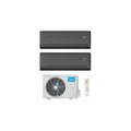  Ensemble Climatiseur Reversible Bi-split 2,6kw + 2,6kw Mural Connecté Solstice Noir - Midea