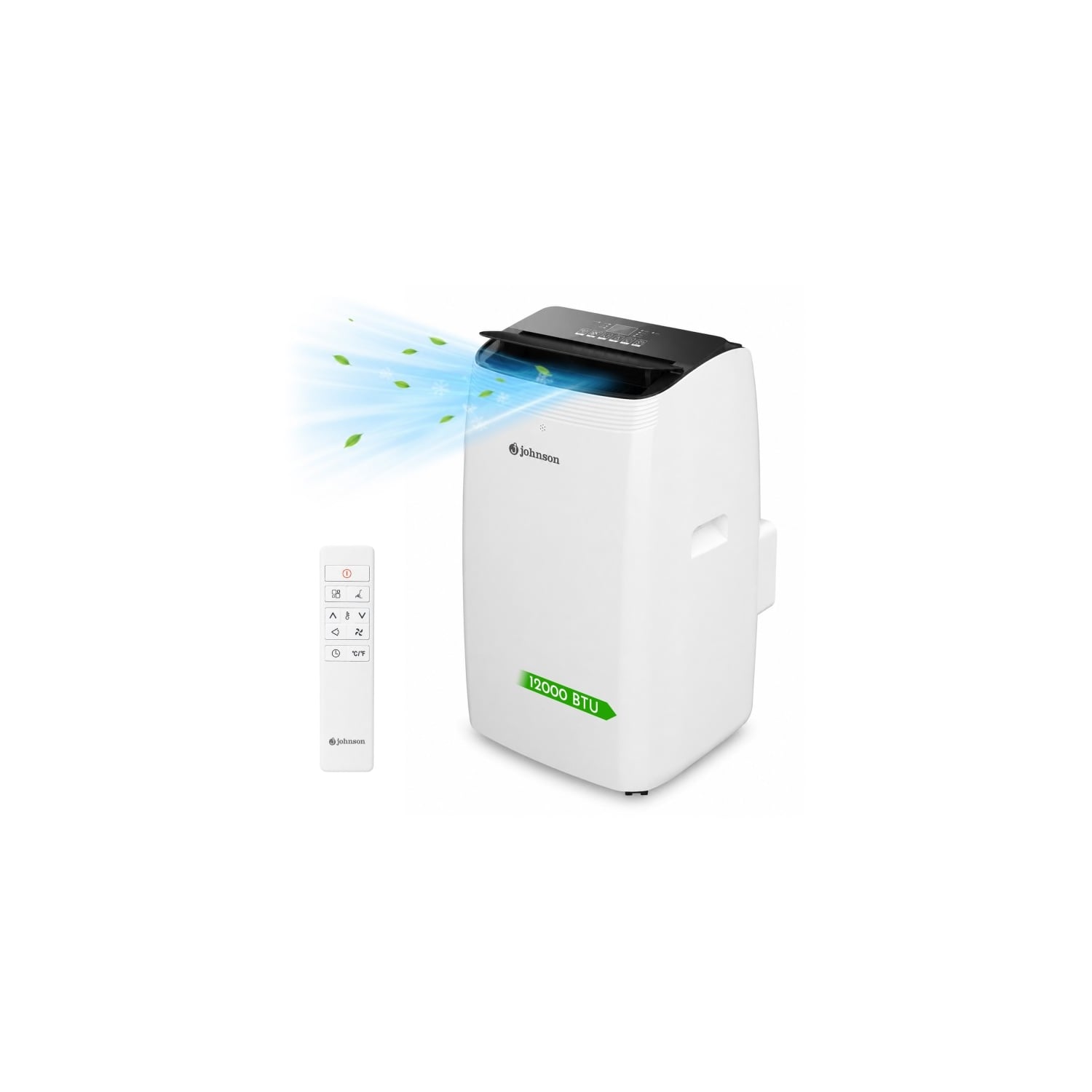 Johnson Climatiseur Mobile Réversible 12 000 Btu- 3500w